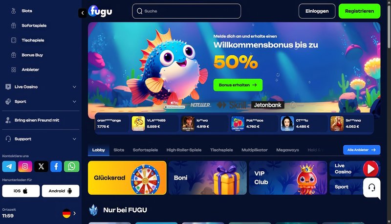Ontdek de leukste casino spellen bij Lizaro Casino Online in Nederland